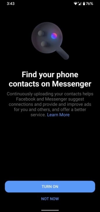 Messenger – Text, audio and video calls