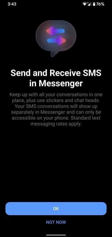 Messenger – Text, audio and video calls