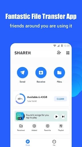 SHAREit - Transfer, Share, Clean & File Manage