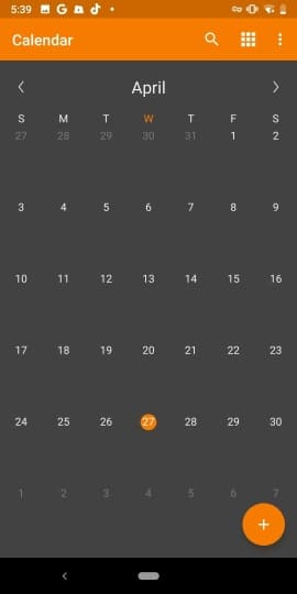 Simple Calendar: Schedule App